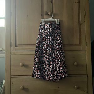 Brand new J crew midi heart skirt size 4